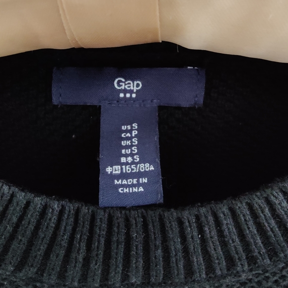 Gap Women's small black lightweight 100% cotton long sleeve sweater - Picture 5 of 6